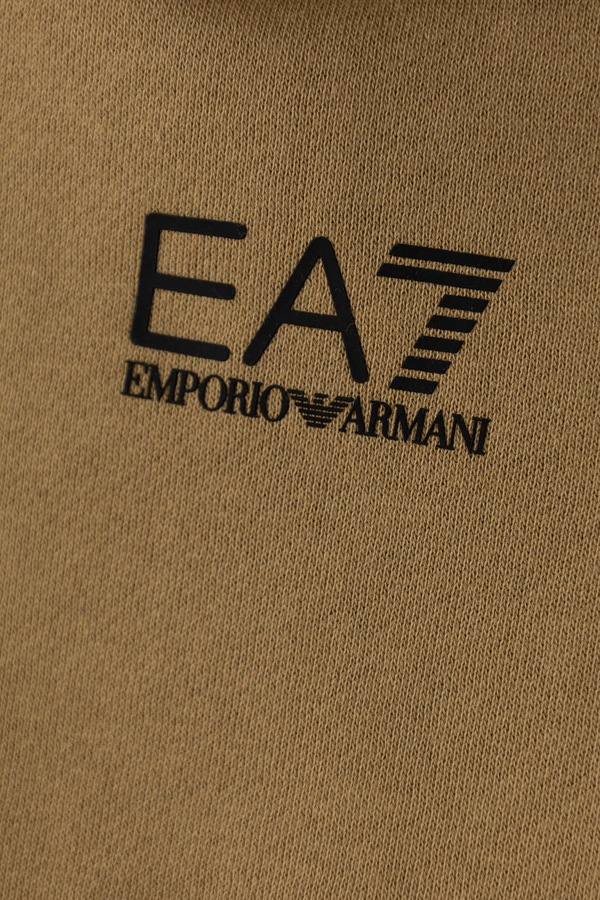 Трикотажний комплект дитячий з бавовною EA7 Emporio Armani колір зелений фото 3