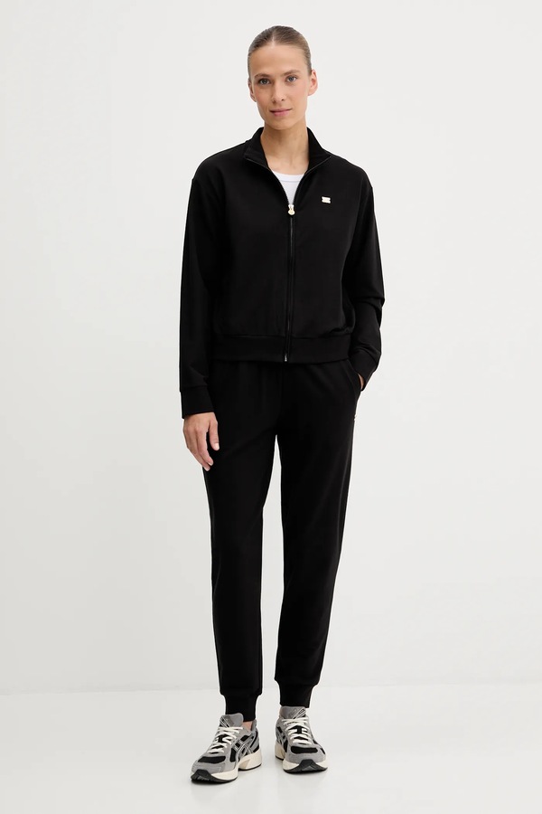 Спортивный комплект женский хлопковый с эластаном EA7 Emporio Armani цвет черный