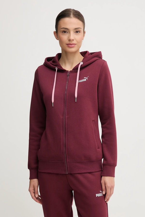 Спортивний костюм Puma колір бордовий
