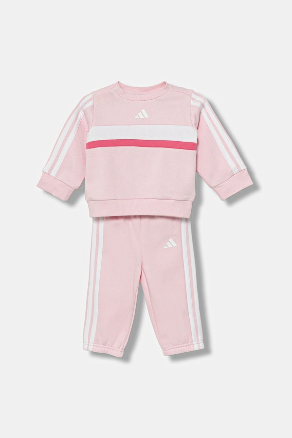 Дитячий спортивний костюм adidas колір рожевий
