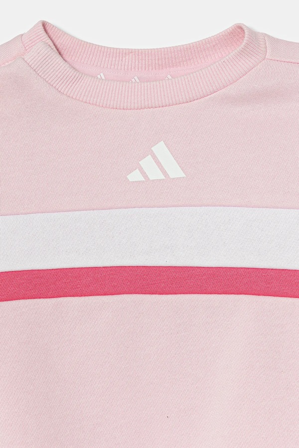 Детский спортивный костюм adidas цвет розовый фото 2
