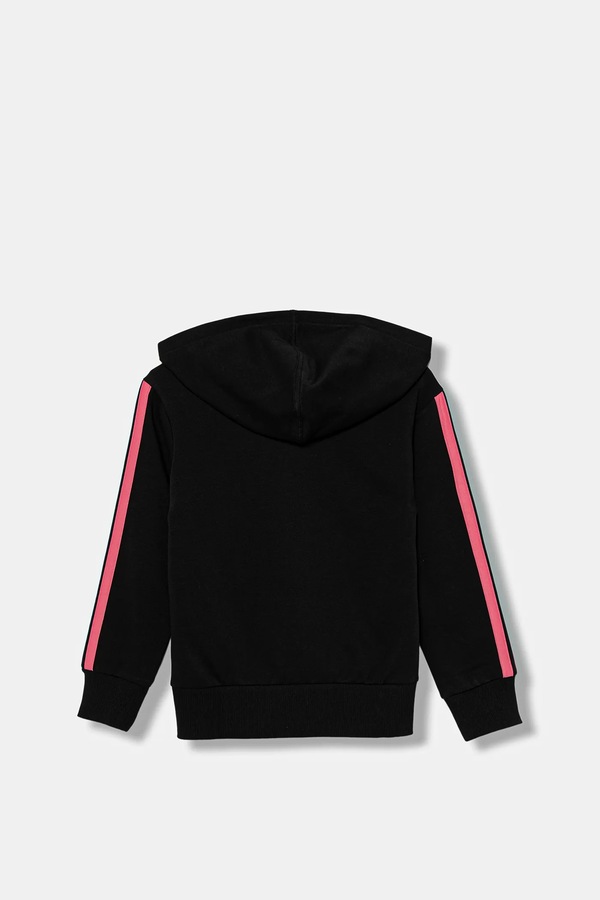 Детская кофта adidas цвет черный фото 2
