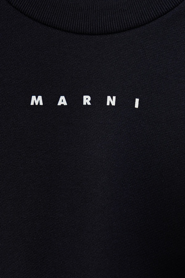 Дитячий бавовняний костюм Marni MS1B-SET OVERALLS 2-pack колір синій фото 2