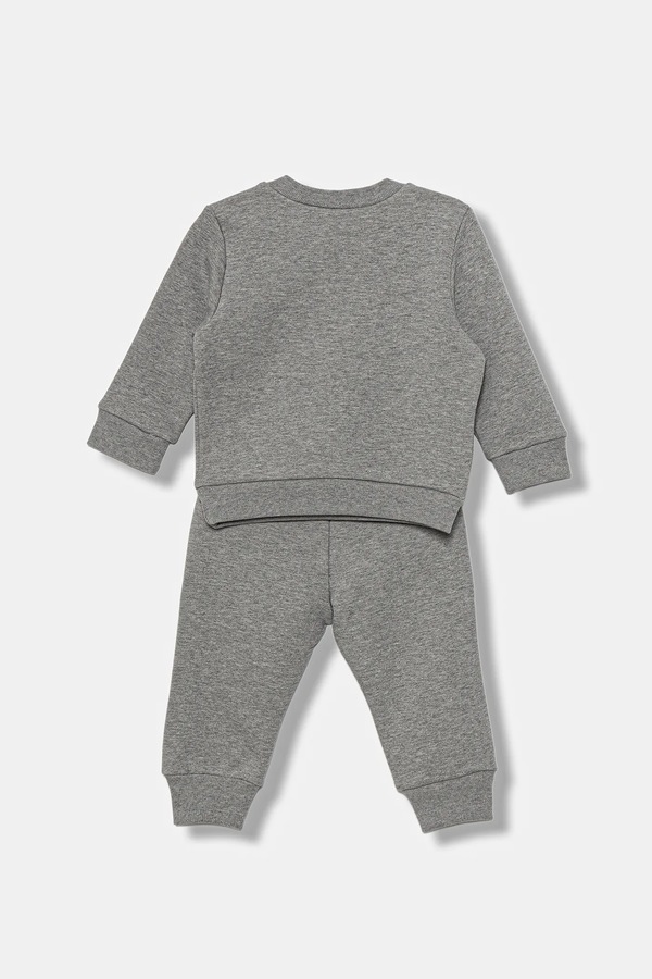 Дитячий бавовняний костюм Marni MS1B-SET OVERALLS 2-pack колір сірий