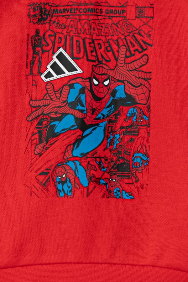 Дитячий спортивний костюм adidas Marvel колір червоний фото 2