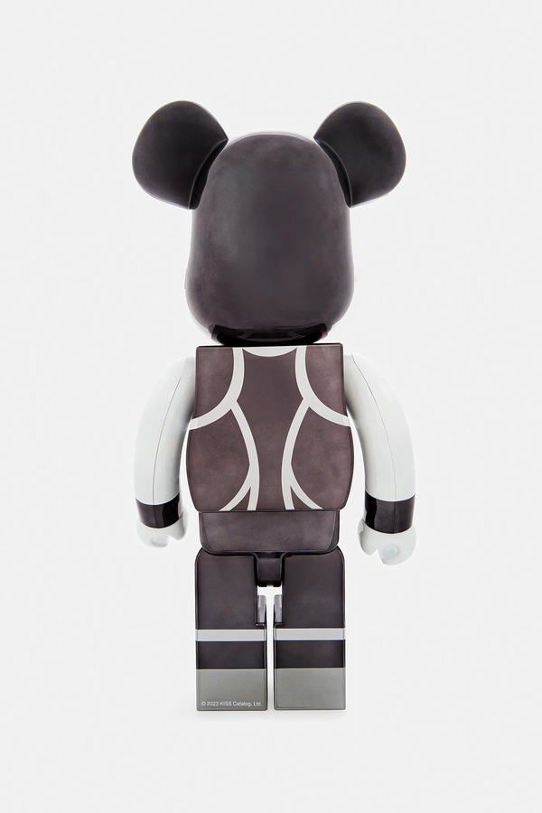 Декоративна фігурка Medicom Toy Be@rbrick KISS Catman Chrome Ver. 1000% колір сірий фото 3