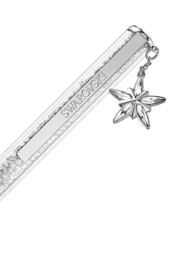 Кулькова ручка Swarovski CRYSTALLINE колір срібний фото 2