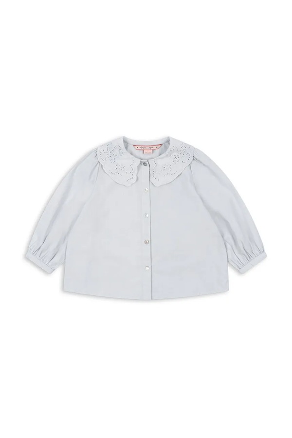 Дитяча бавовняна сорочка Konges Sløjd RILO COLLAR SHIRT GOTS