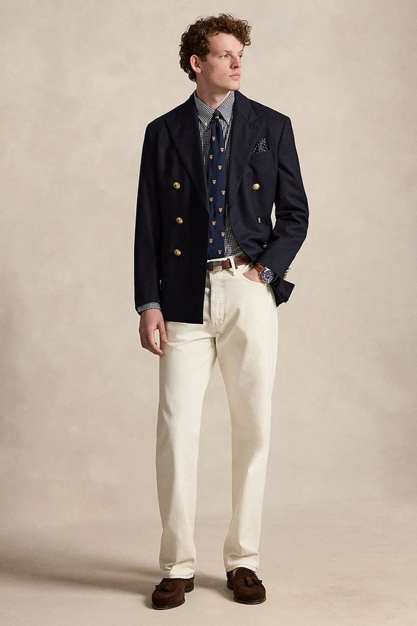 Сорочка чоловіча бавовняна Polo Ralph Lauren колір блакитний фото 4
