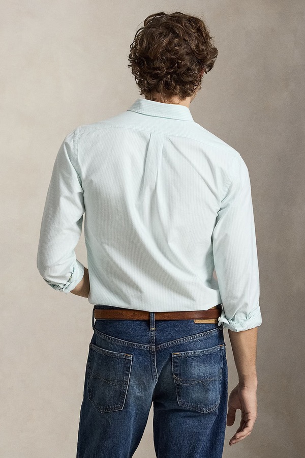 Сорочка чоловіча Polo Ralph Lauren колір зелений фото 2