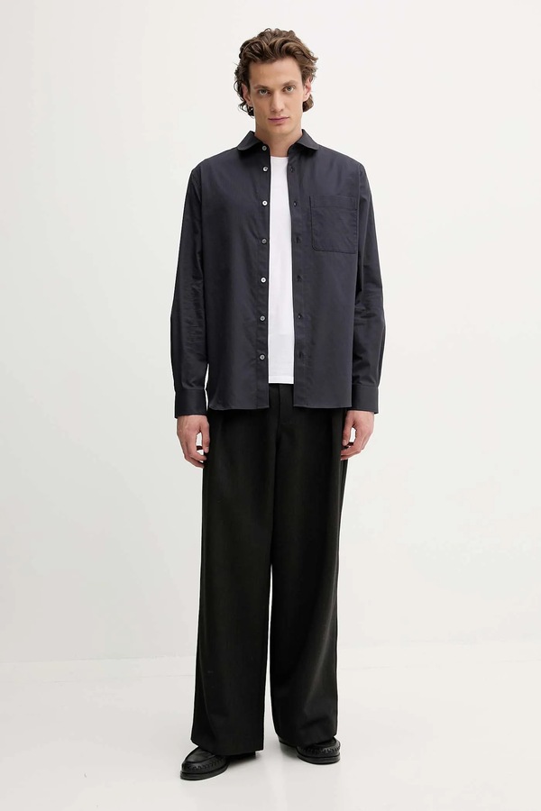 Бавовняна сорочка Kenzo колір синій