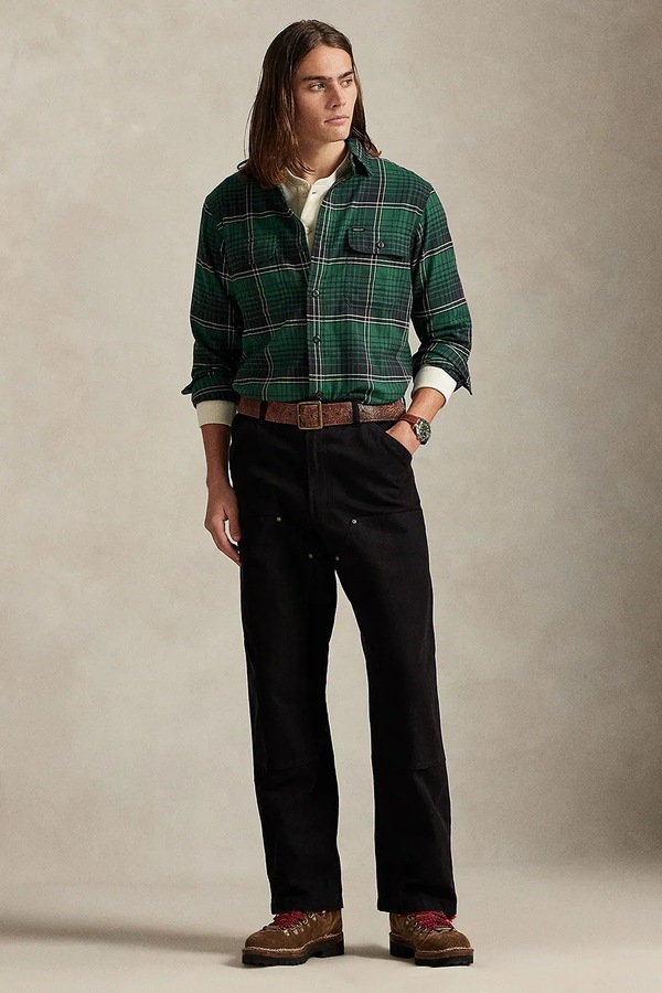 Сорочка Polo Ralph Lauren колір зелений фото 2