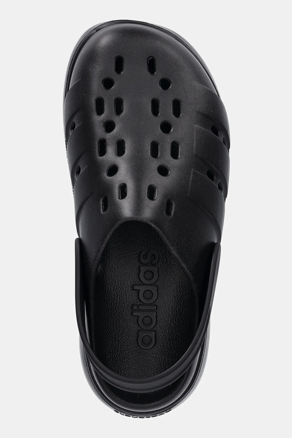 Шльопанці adidas Adilette Clog Platform колір чорний фото 4