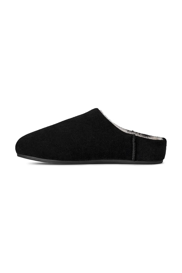 Замшеві капці UGG Elea Slip-On колір чорний фото 4