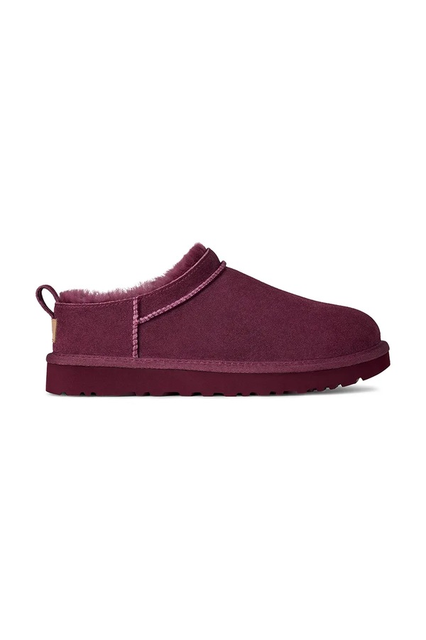 Замшеві капці UGG Classic Micro колір рожевий