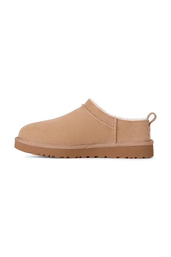 Замшеві капці UGG Classic Micro колір бежевий фото 4