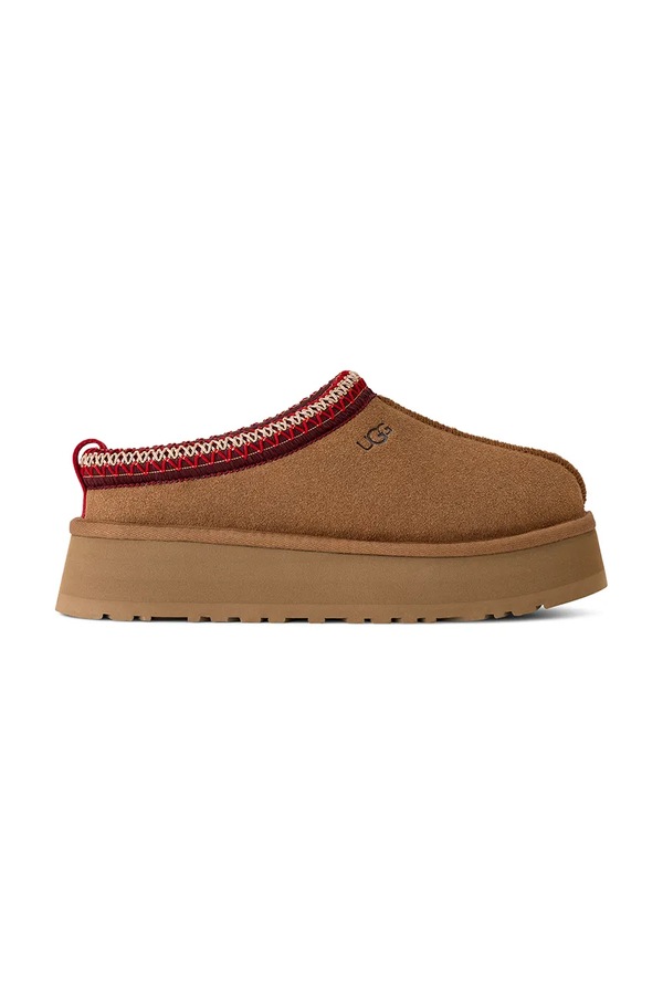 Замшеві капці UGG Tazz II колір коричневий