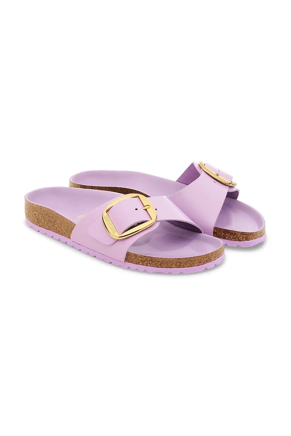 Шльопанці Birkenstock Madrid Big Buckle колір фіолетовий фото 3