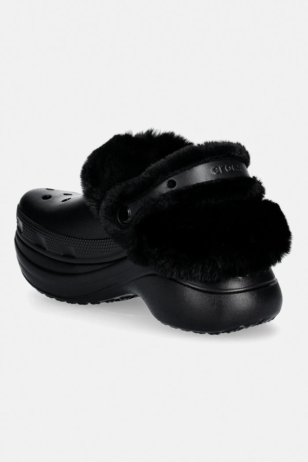 Тапочки Crocs Bae Lined Clog колір чорний фото 2