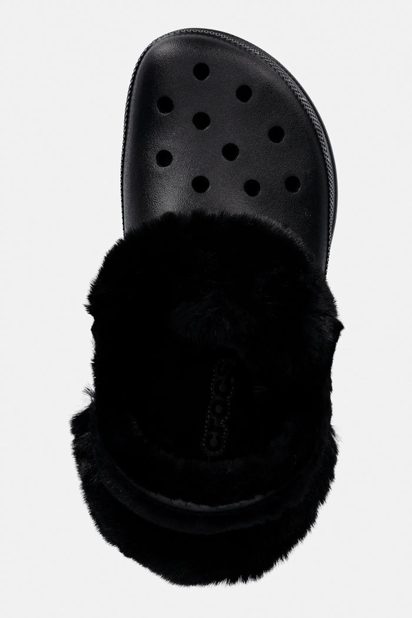 Тапочки Crocs Bae Lined Clog колір чорний фото 4