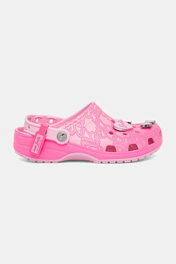 Шльопанці Crocs Classic Mattel Pink Barbie Clog колір рожевий фото 2