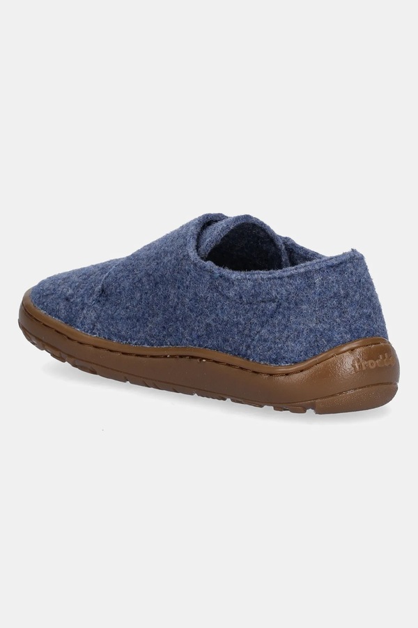 Тапочки детские Froddo BAREFOOT WOOLY цвет голубой фото 2
