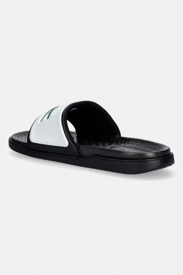 Шльопанці чоловічі Lacoste Serve Slide Dualiste колір чорний фото 2