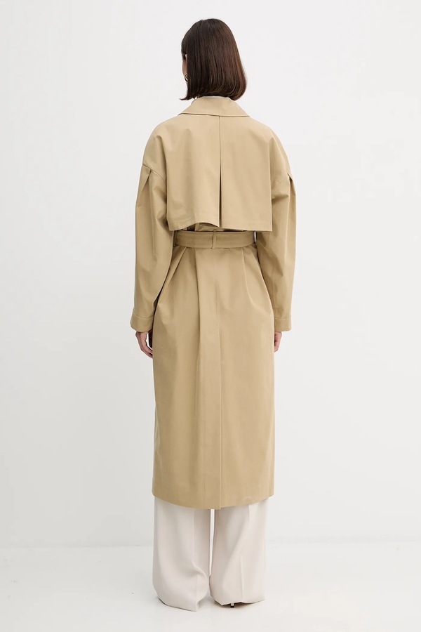 Пальто MM by Max Mara ALIBI колір бежевий фото 2