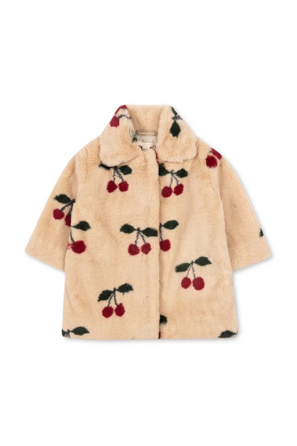 Пальто детское Konges Sløjd FUZZIE COAT GRS цвет бежевый