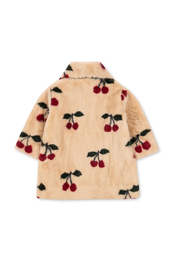 Пальто детское Konges Sløjd FUZZIE COAT GRS цвет бежевый фото 2