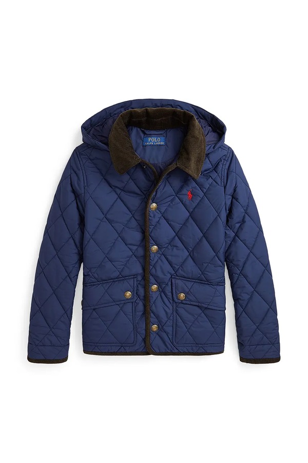 Дитяча куртка Polo Ralph Lauren колір синій
