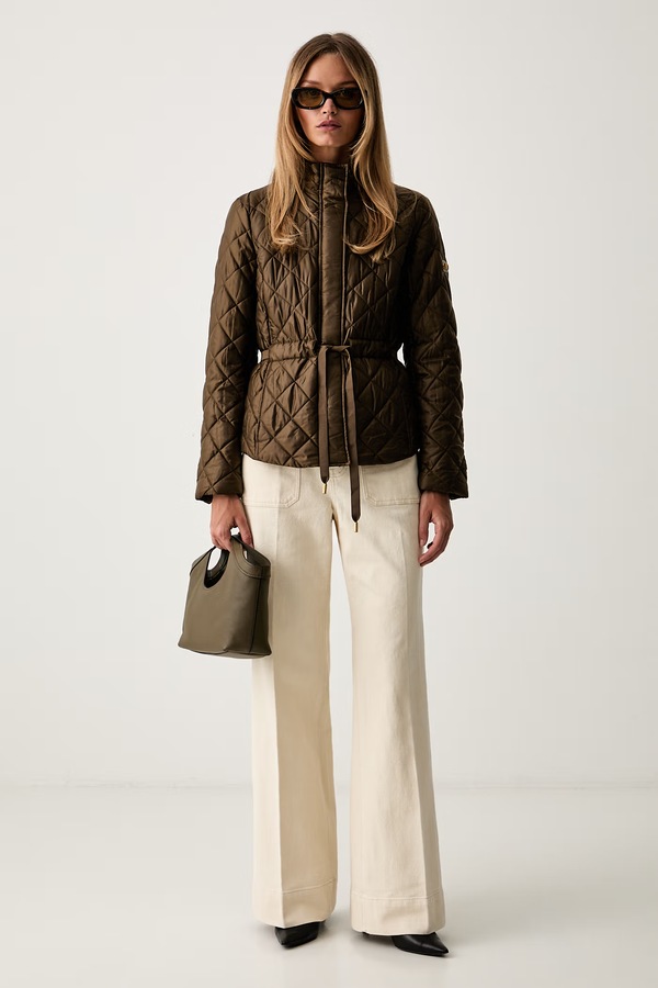 Коротка куртка жіноча MICHAEL Michael Kors колір коричневий фото 2