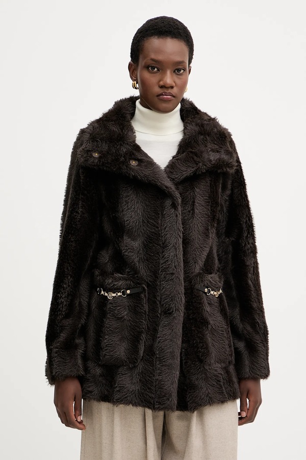 Пальто Fracomina колір коричневий