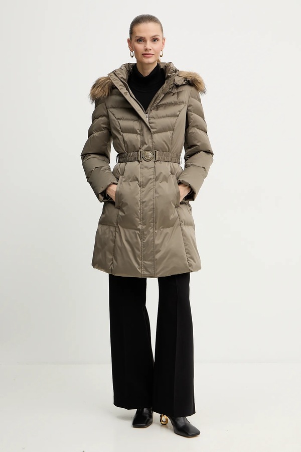 Пухова куртка Guess MARINA колір бежевий