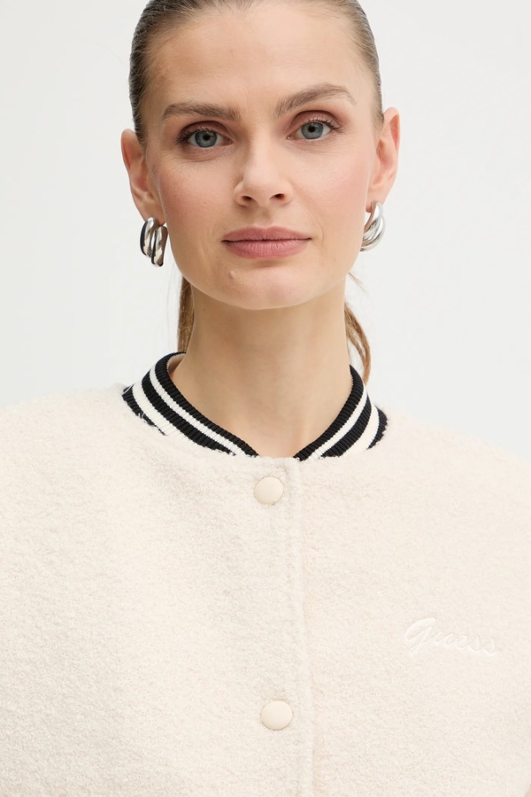 Куртка Guess DANIELLE колір бежевий фото 4