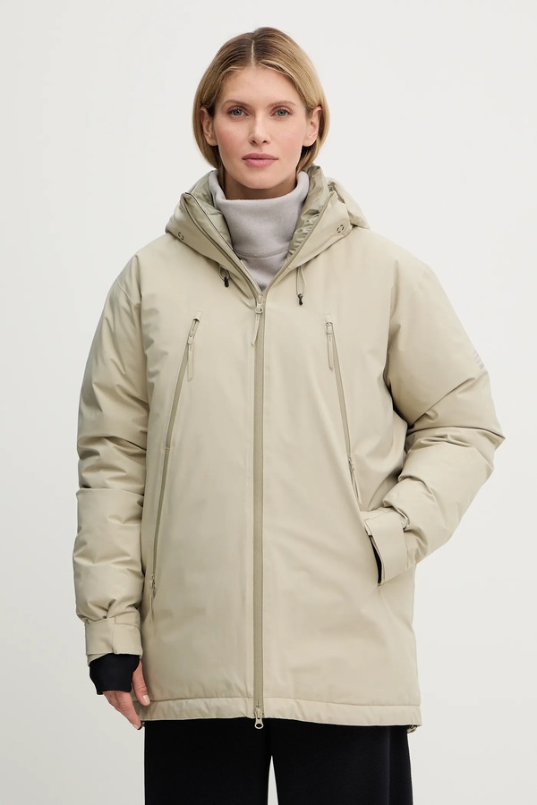 Пуховая куртка MM6 Maison Margiela x Salomon цвет бежевый