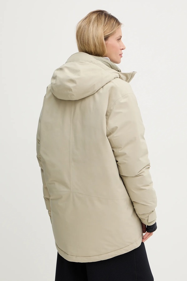 Пухова куртка MM6 Maison Margiela x Salomon колір бежевий фото 2