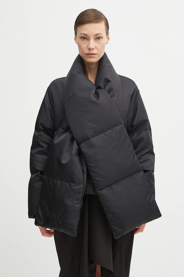 Пухова куртка MM6 Maison Margiela колір чорний