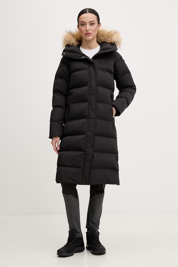 Куртка жіноча Helly Hansen W ARIA LONG PARKA колір чорний