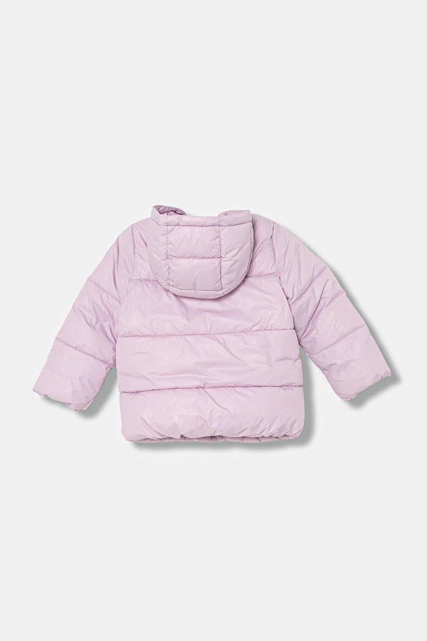 Короткая куртка детская United Colors of Benetton цвет фиолетовый