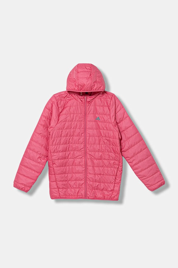 Дитяча куртка adidas колір рожевий