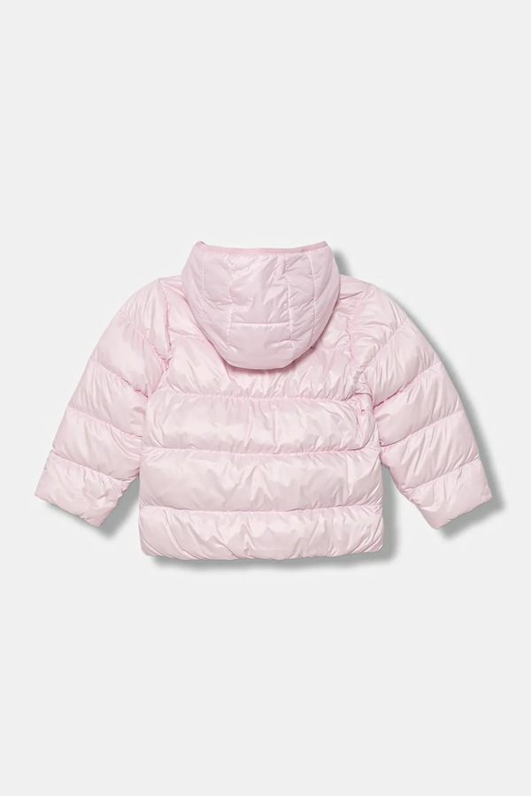 Дитяча пухова куртка adidas Originals колір рожевий фото 2