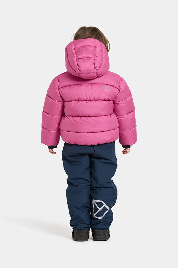 Дитяча куртка Didriksons ROXEN KIDS JACKET колір рожевий фото 3