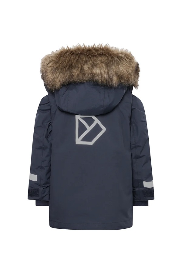 Дитяча куртка Didriksons BJÄRVEN KIDS PARKA 4 колір синій фото 2
