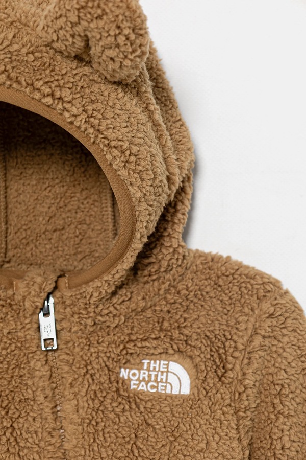 Комбінезон для немовлят The North Face BABY CAMPSHIRE ONE PIECE колір коричневий фото 3