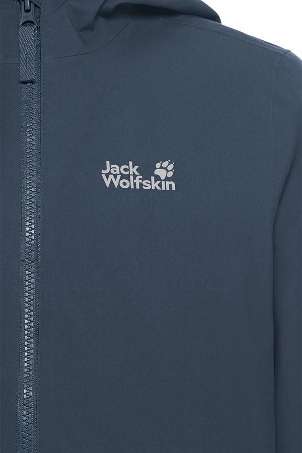 Дитяча куртка Jack Wolfskin SNOW DAYS JKT KIDS колір синій фото 3