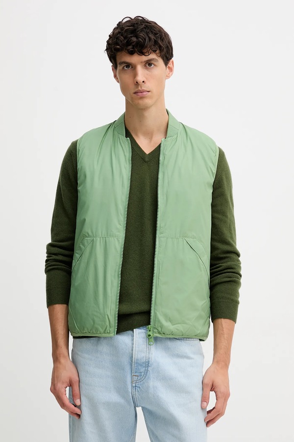 Безрукавка United Colors of Benetton колір зелений
