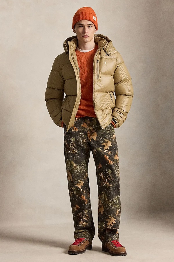 Стьобана куртка чоловіча Polo Ralph Lauren колір бежевий фото 3