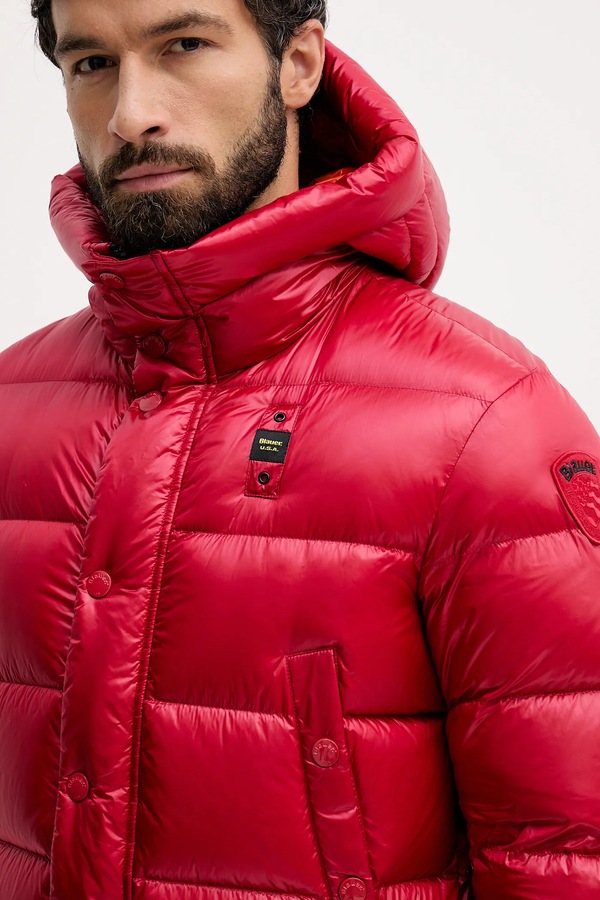Пухова куртка Blauer CLIPPER колір червоний фото 4