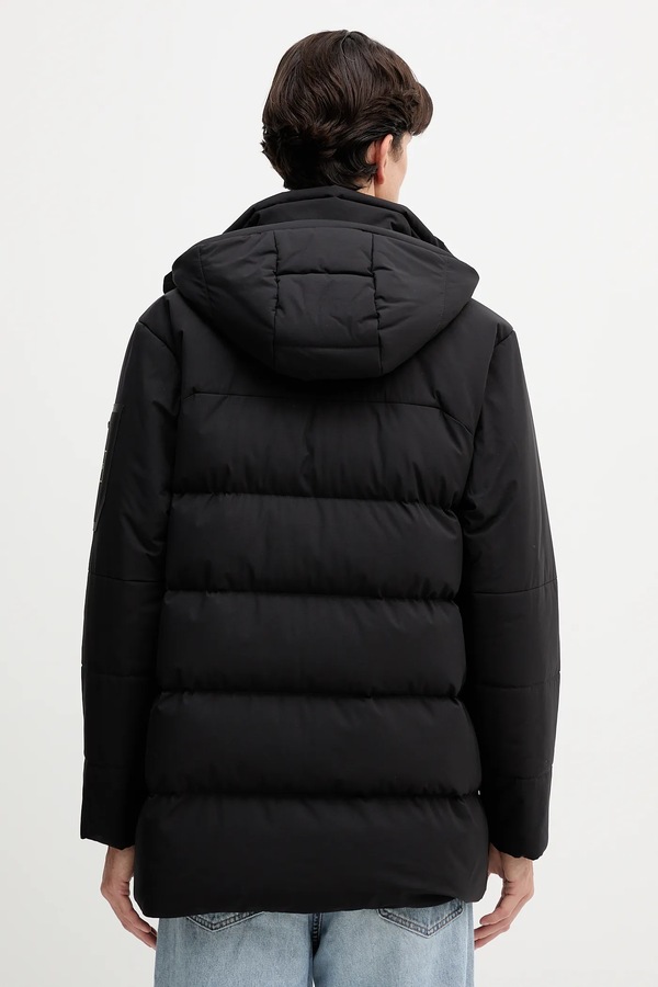 Зимова куртка чоловіча BOSS Green OW_Block-X Parka колір чорний фото 3